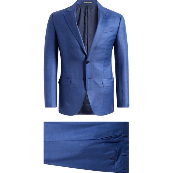 Emporio Armani G Line Regular Fit Notch Lapel Wool Suit Jacket NEW - Picture 1 of 13